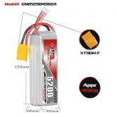 Аккумулятор 14.8V 5200мАч 4S 60C LiPo XT90 GNB